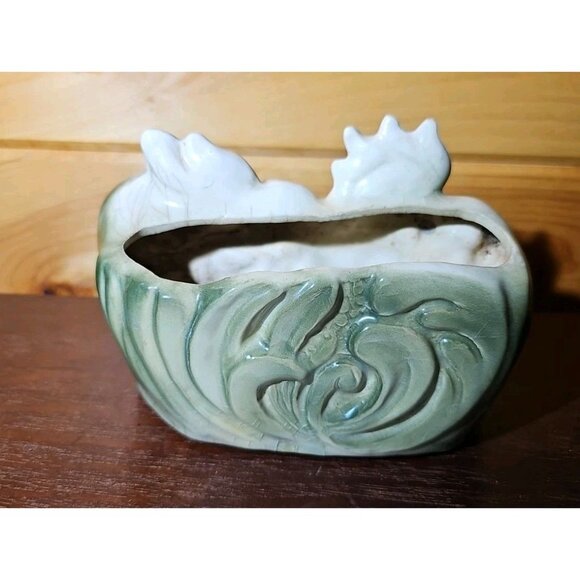 Vintage Mccoy Pink Running Horse Planter - Picture 7 of 12